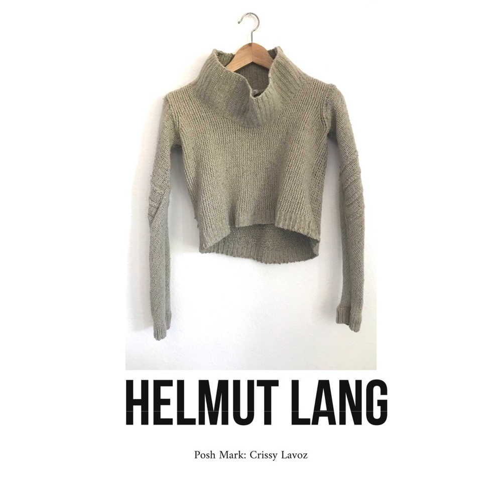 Helmut Lang crop Sweater